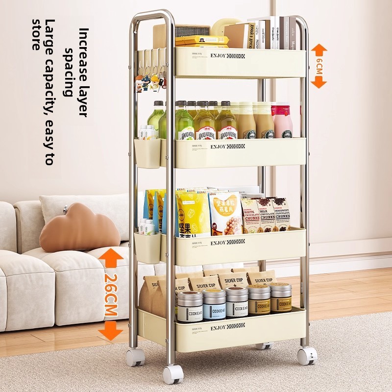 Troli Serbaguna Penyimpanan Or - Baby Nursery Bookcase ulasan dan harga