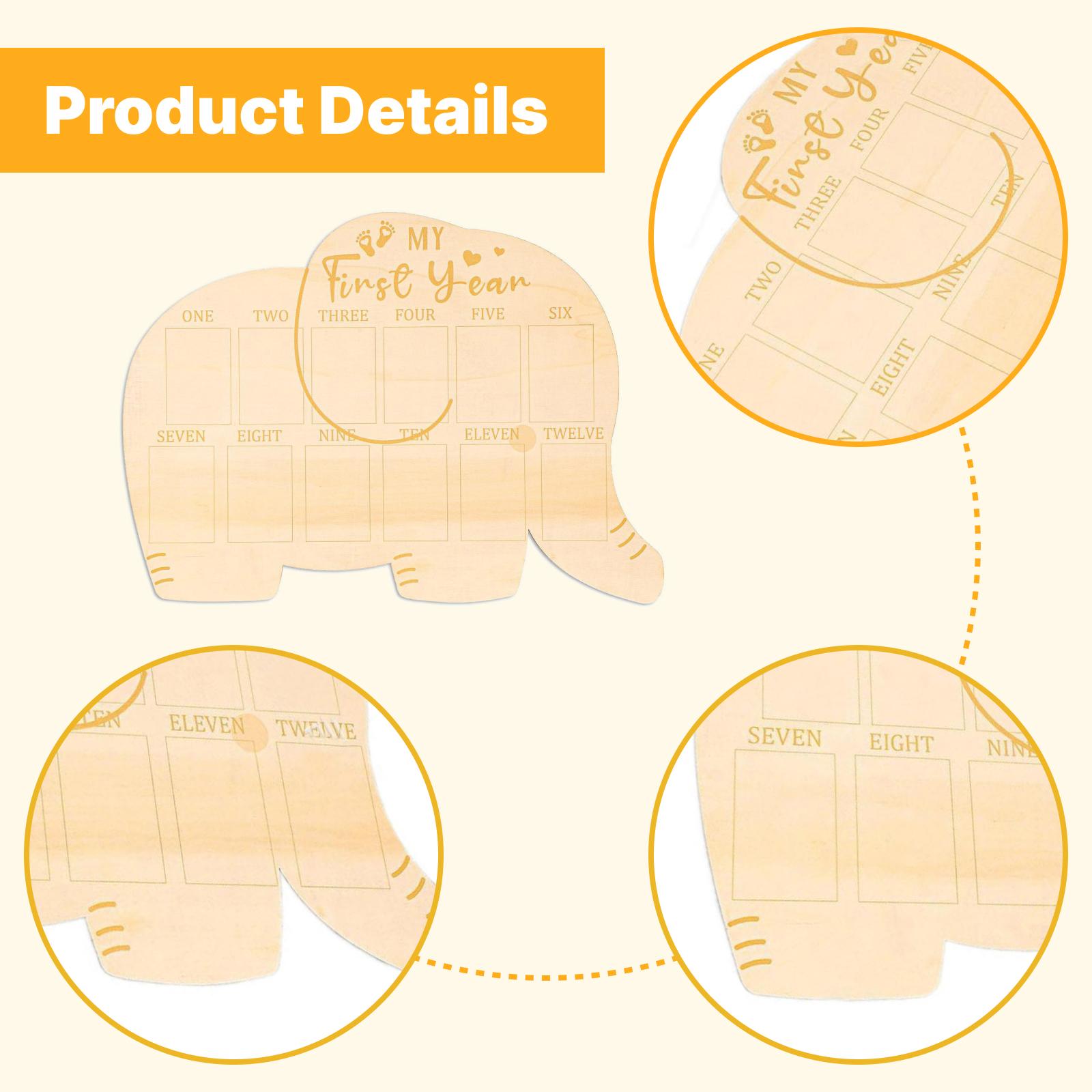 Papan Kenangan Kayu Kolase Fot - Baby Nursery Keepsake ulasan dan harga