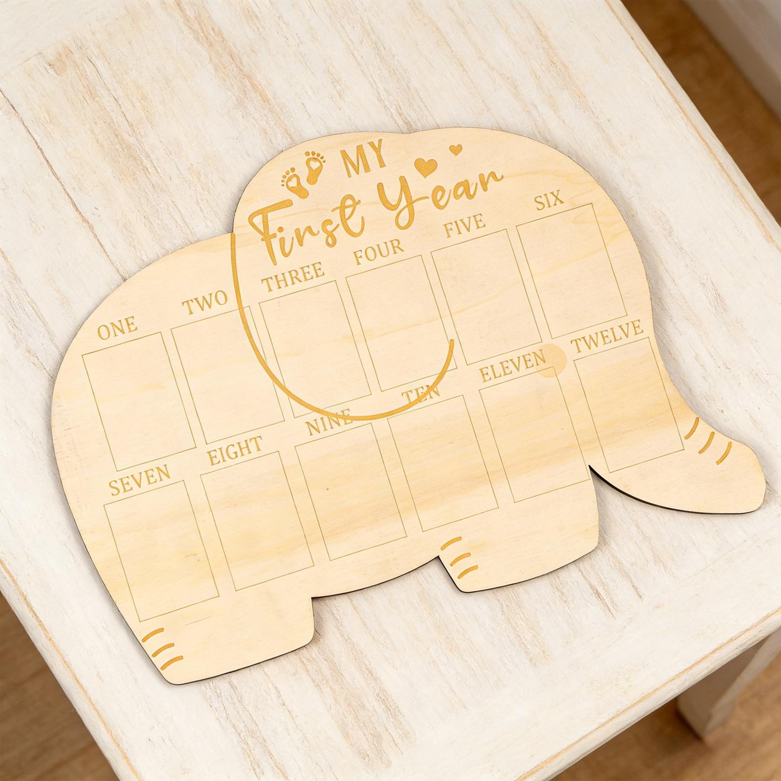 Papan Kenangan Kayu Kolase Fot - Baby Nursery Keepsake ulasan dan harga
