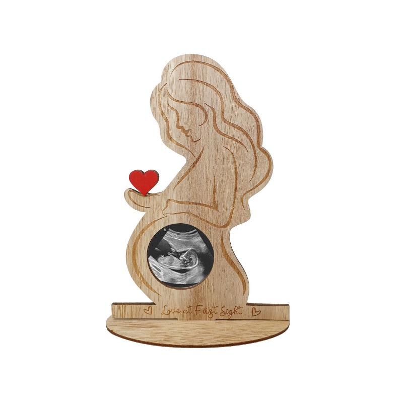 Bingkai Foto Bayi Kayu Persona - Baby Nursery Keepsake ulasan dan harga