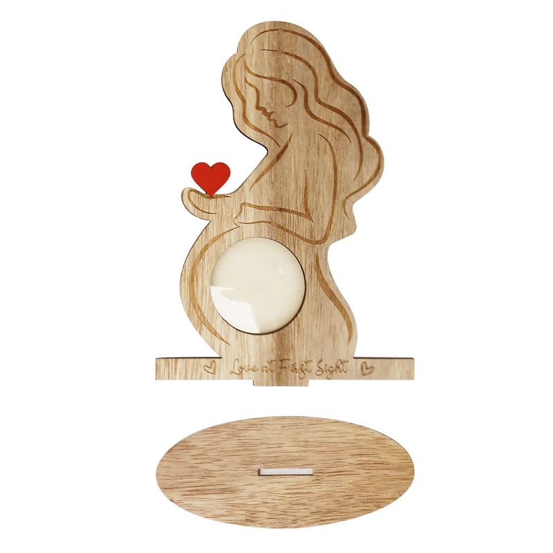 Bingkai Foto Bayi Kayu Persona - Baby Nursery Keepsake ulasan dan harga