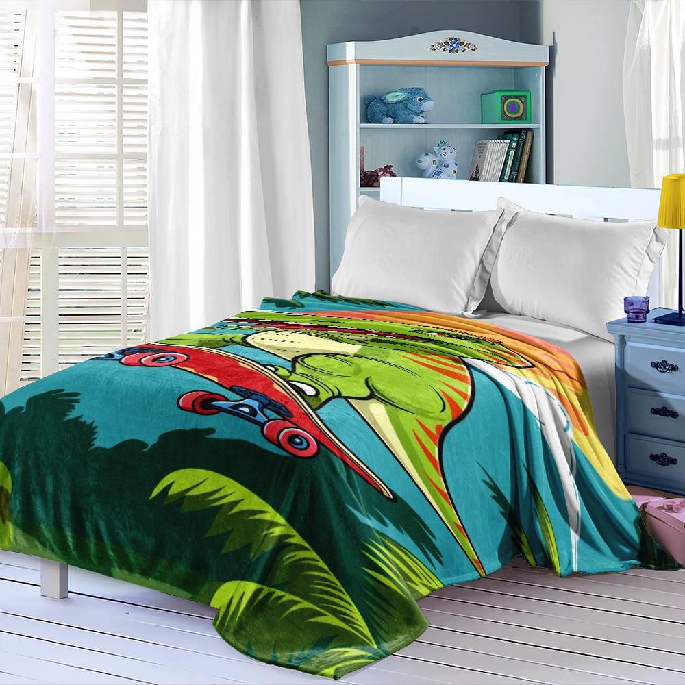 Selimut Lempar Motif Dinosauru - Baby Nursery Themes Girl ulasan dan harga