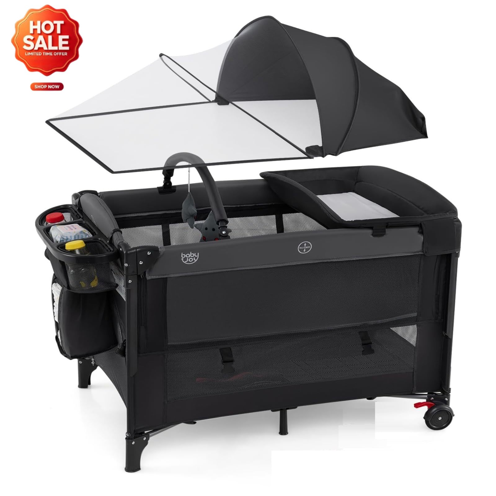 Tempat Tidur Bayi 5-in-1 denga - Bassinet Bedside Sleeper ulasan dan harga