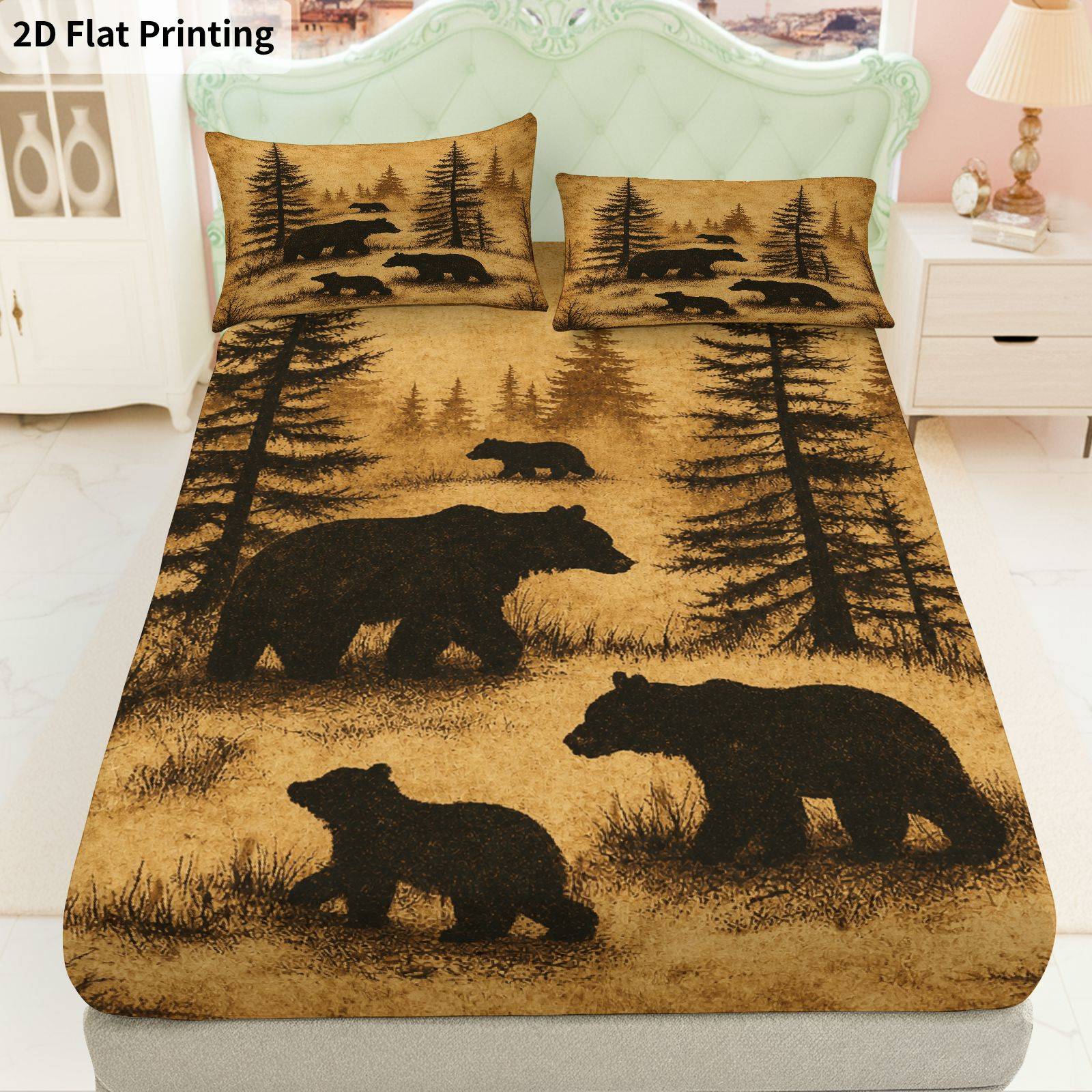 Sprei Set Lengkap Little Bear  - Baby Nursery Bedding ulasan dan harga