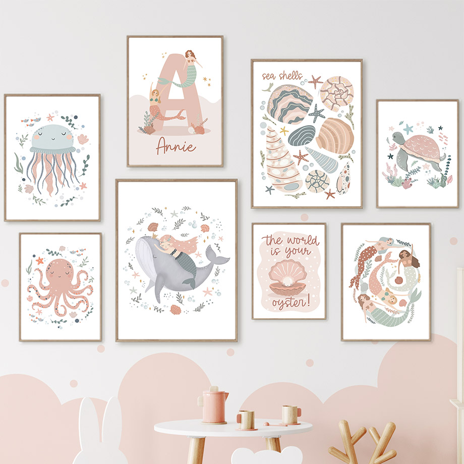 Poster Nama Bayi Kustom Gambar - Baby Nursery Name Wall Art ulasan dan harga